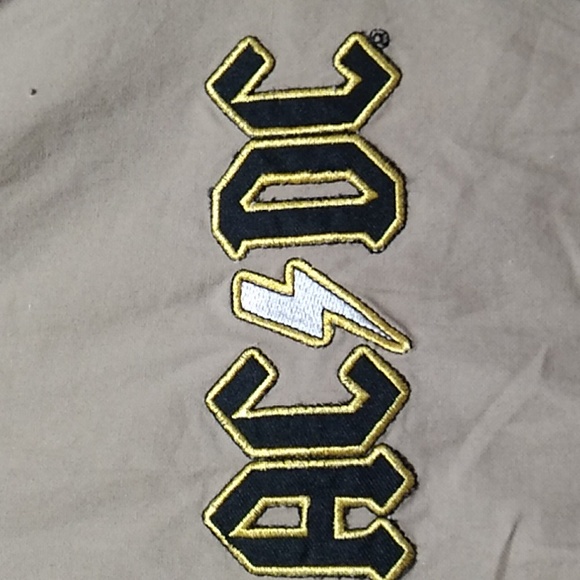 SALE! RARE! AC/DC Rockware Vintage 2004 By Dragonfly Clothing Co GUC W Patches - Picture 4 of 14